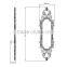 JCB103AB accessories curtains wall hook curtain tiebacks