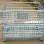 hypacage stacking mesh pallet cages,stainless steel shallow basket,Wire Mesh Basket