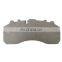 Truck Brake Pad Manufacturers With Back Plate 1/4 Cheap Price Auto Brake System Brake Pad Bulge Steel Back Plate Backing Plate