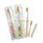 Eco Friendly Biodegradable Bamboo 100% Organic Charcoal Bristles Toothbrush Adult Bamboo Toothbrush