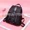 Girls Nylon Zipper Lock, Design Black Femme Mochila Female School Bags Backpack For Women/