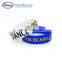 Custom Logo Printed Silicone Bracelet Wristband for Sale