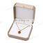 2021 hot-selling PU Leather jewelry box jewelry packaging box leather necklace box