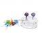 Two- tier Clear Round Acrylic Lollipop Display Stand with Holes and Screws