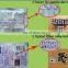 China factory price automatic 4 lanes small  liquid sachet pouch packing machine for shampoo powder sachet it's very good price