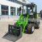 China New machine ZL08 0.8ton 4x4 compact mini backhoe China wheel loader