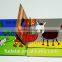 FDT Customized Eco-friendly Baby Education Soft Animal Touch and Feel Board Book Printing