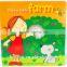 FDT customized creative baby animal soft touch and feel board book
