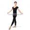 Comfortable Cotton Short Sleeve and Ancke Length Ballet Dance and Gymnastics Unitard For Men
