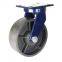 8'' Top Plate Heavy Duty Trolley Wheels (1500kg)