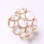 Crystal Napkin Rings Beads Sparkly Table Dinner Napkin Holders for Wedding Centerpieces Special Occasions Festival Celebration