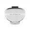 semi round household trash can Foot pedal garbage bin stainless steel waste bin