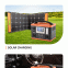 300W 600W 1000W Mobile Power Supply for Solar Energy System Emergency Vehicle mounted Medical Rescue 220V Portable Outdoor Energy Storage Power Supply