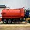 Customized 22 square meter semi trailer oil drilling mud suction truck for export
