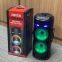 Cross-border 4-inch RGB color light Bluetooth speaker portable dual speaker KTV outdoor square dance wireless speaker