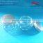 250ml clear PET cream jar with aluminum cap, transparent round facial cream container