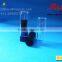 Black square lip stick tube with big clear cover, empty lip balm tube with large AS cover, cosmetic lip cream tube