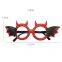 Multi-Design Halloween Photo Props - Ghost/Skull Eyeglasses, Customizable for Events & Retail