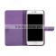 Universal Fit Protective Funky Clear Card Slots Flip Leather Mobile Phone Case