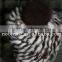 High Quality Fancy Mink Fur and Fox Fur Ball/pretty Knitted Headwear With Pompom