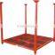 Adjustable storage folding metal car warehouse tire rack