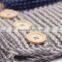 Wholesale Fashion Newest Crochet Patterns Girls Hair Accessories Button Knitted Headband