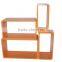 Europe Market Hot Selling MDF Colorful Cube Wall Shelf