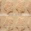 light orange knit pile shu velveteen fabric