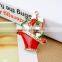 Enamel Red Basket Christmas Brooch
