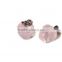 Pendant, PTP-A157 Rose Quartz Precious Stone Natural Apply Shape Gold Pendant, Fashion Pendant Jewelry Wholesale