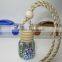 5ml Hanging car freshener bottle/car perfume bottle/empty car perfume bottle with fox feather tassel
