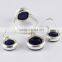 Beautiful !! Blue Sapphire 925 Sterling Silver Jewelry Set, Silver Jewelry, Silver Jewelry Wholesale