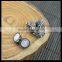 LFD-00C3 14MM Round Shape Pave Rhinestone Crystal Magnetic Clasp For Jewelry Making Bracelets necklace