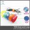 Printed custom logo hook and loop colorful cable strap