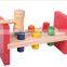 2015 Newest Popular Hammer Bench Toys Educational Tools Toy Wooden Bench Toys