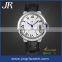 2016 new fashion lady women watch ,leather watch for lady sapphire glass watch