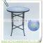 LC-89341 Mosaic Outdoor Bistro Round Table with Metal Legs