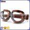 BJ-GT-013 Copper frame googles Clear Lens motorcycle glasses wholesale motocross googles for Harley