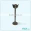 Orthodox black wire lamp blown glass candle holders
