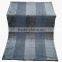 luxury blue color 100% polyester embossed flannel blanket