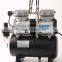 AS196A airbrushing kit 3 airbrushes & airbrush compressor