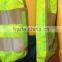 100 polyester work vest Customised safety vest with silk screen printing LOGO