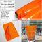 orange color glass window decorative film