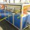 PVC hollow ceiling board production line with on line hot stamping machine