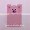 Piglet adorable silicone gel money holder with 3M sticker