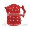 Enamel kettle set/ Ceramic LED Electric kettle/ White High Quality Teapot set/ 2015 New Design-3