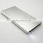 Portable metal slim mobile power bank with flashlight 4300mAh