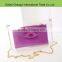 fancy newest clear pvc mini messenger bag