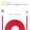 MFI Leather charging and sync data red cable for iphone 6/iPhone 6 plus