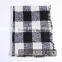 Classical Checks Stole With Bouchlet For Unisex, Bsci and Sedex